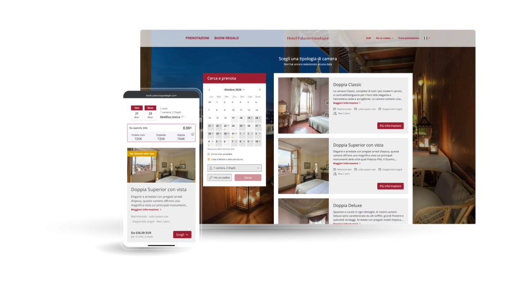 nuovo booking engine per hotel Nozio V3R